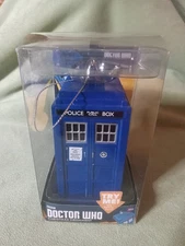 KURT S. ADLER DOCTOR WHO TARDIS CHRISTMAS ORNAMENT W/ BOX BBC SANTA'S WORLD RARE