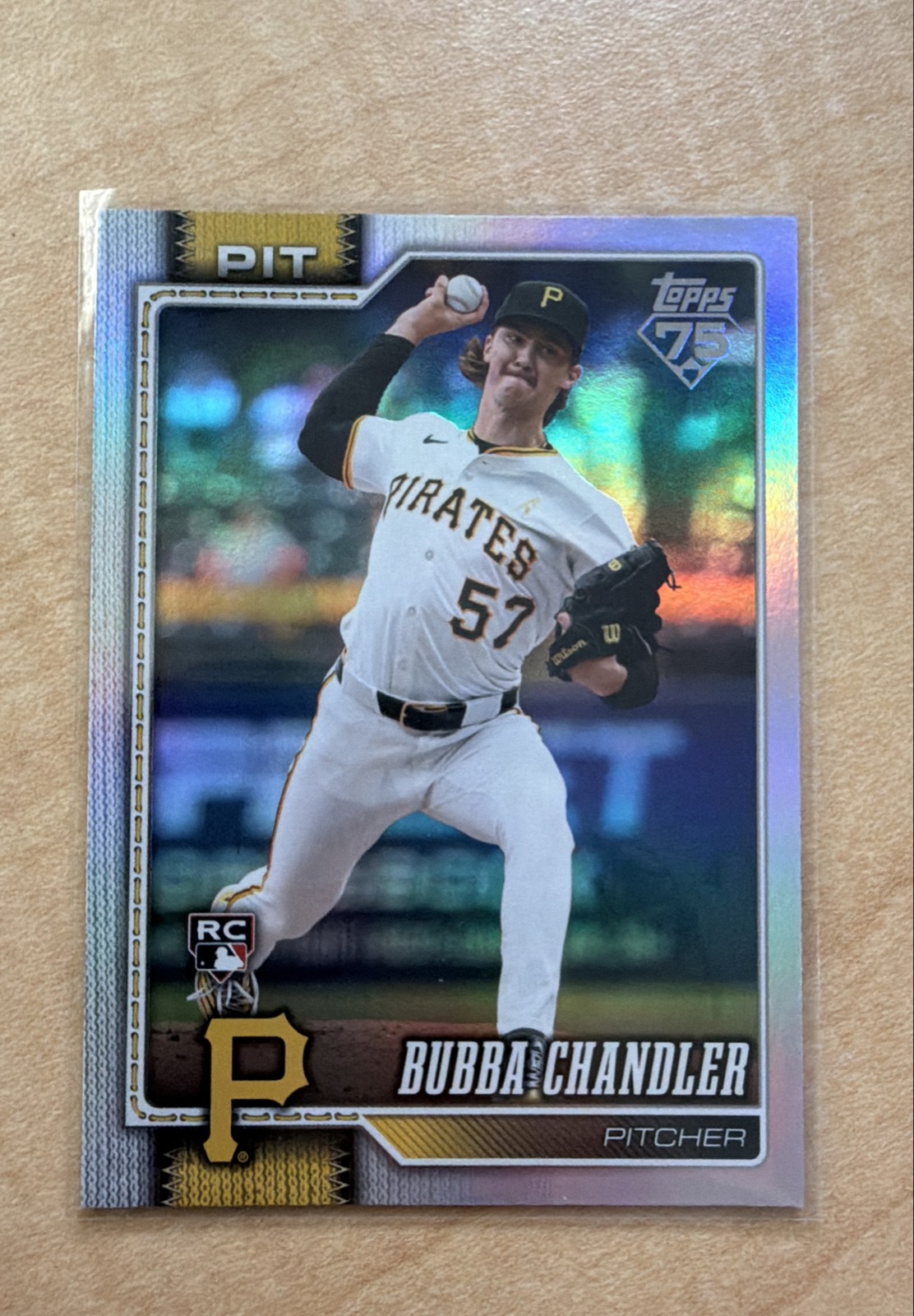 2026 Topps Series 1 - Bubba Chandler #283 Rainbow Foil (RC)