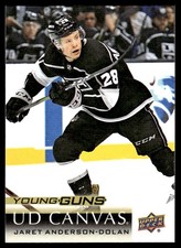 2018-19 Upper Deck UD Canvas YG Jaret Anderson-Dolan Rookie Los Angeles Kings