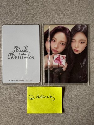 Aespa Karina Ningning Unit Pink Christmas 2024 Trading Card Photocard Official