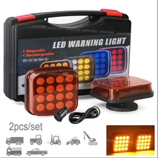 Wireless LED Rear Tail Lights Battery Operated USB Magnetic Tow Towing Trailer