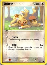 Slakoth 73/107 EX Deoxys Common