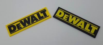Dewalt Logo Badge For Boxes and Cabinets - Magnetic