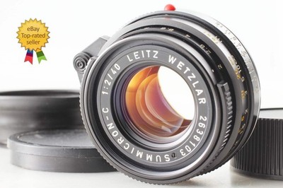 [Top MINT w/ Hood] Leica Leitz Wetzlar Summicron C 40mm f/2 For M mount JAPAN