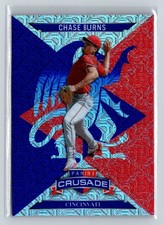 2025 Panini Crusade #65 Chase Burns Crusade Blue Mojo