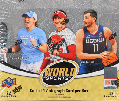 2025 Upper Deck World of Sports Single & RC Cards #1-200  **You Pick From List**