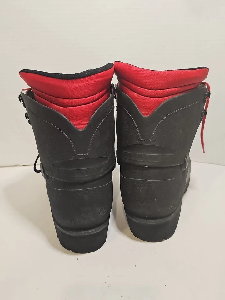 Botas de senderismo Lowa Civetta Extreme GoreTex aisladas para hombre, negras-rojas, Foto 3 de 4