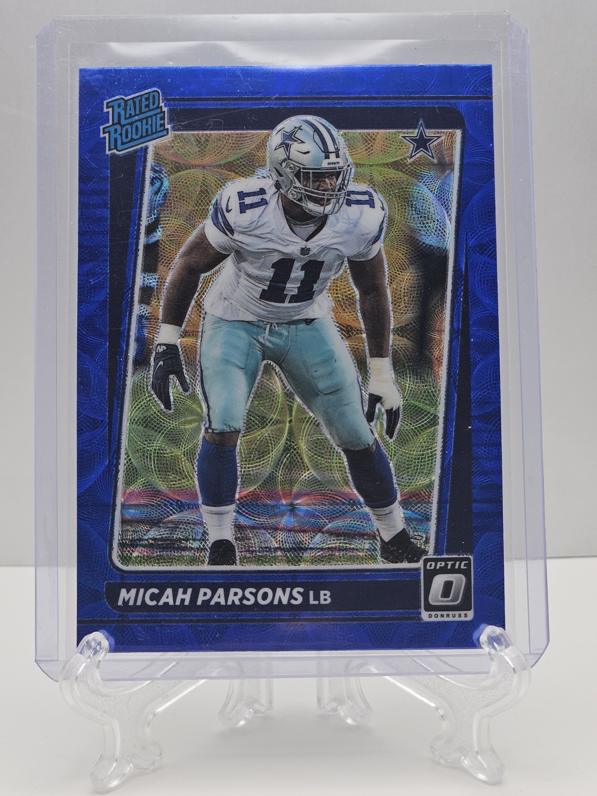 2021 Donruss Optic #245 Micah Parsons Blue Scope