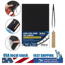 10x20cm Film Camera Back Repair Light Proof Seal Foam Sponge Adhesive Sheet US