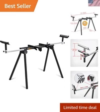 Universal Miter Saw Stand - Lightweight, Foldable, and Perfect for Woodworking