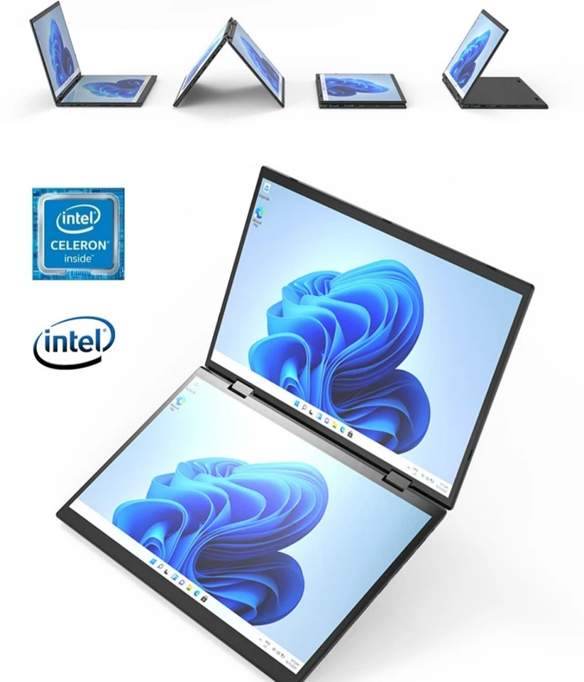 Dual 14in Laptop Notebook 3.4GHz 32GB RAM 1TB SSD HDMI Windows 11 Home 2.2K Sc - Image 4 of 4