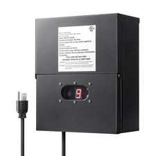 600W Low Voltage Landscape Transformer, Outdoor Weatherproof Transformer UL