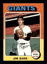 1975 Topps #107 Jim Barr NM or BETTER