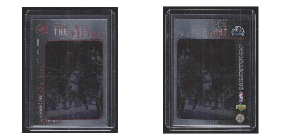 1997 Upper Deck Ud3 Stephon Marbury Timberwolves #42 - Image 3 of 3