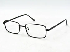 Modern Optical TACTIC Men's Metal Eyeglasses Frame, Black, 53-18-140 #AT74