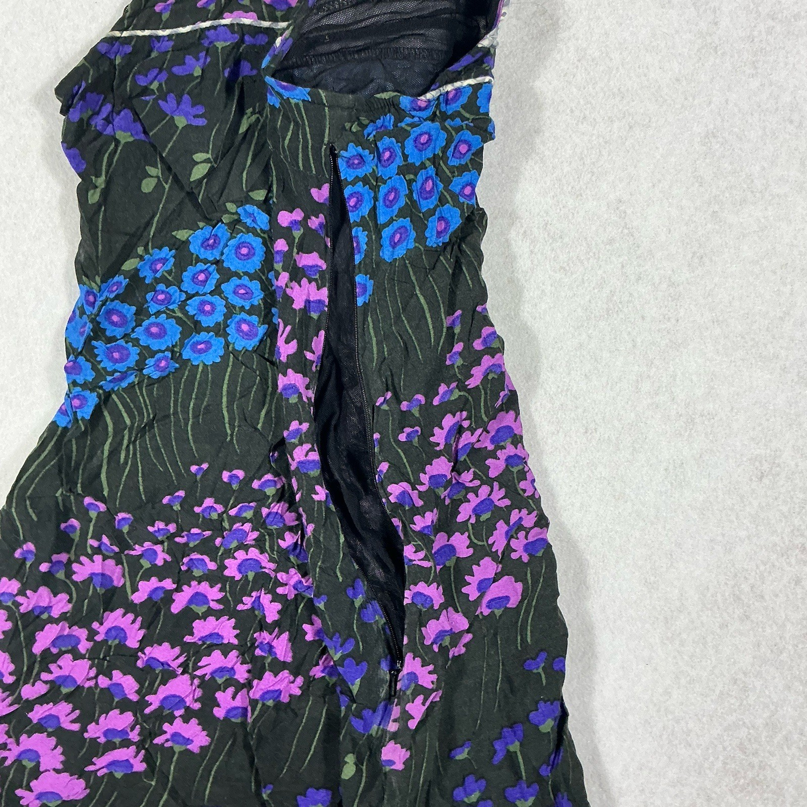 Free People Patchwork Flower Field Shift Dress Si… - image 3