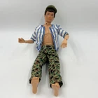 Vintage Hasbro 1964 GI Joe Action Figure - brown Hair - Read