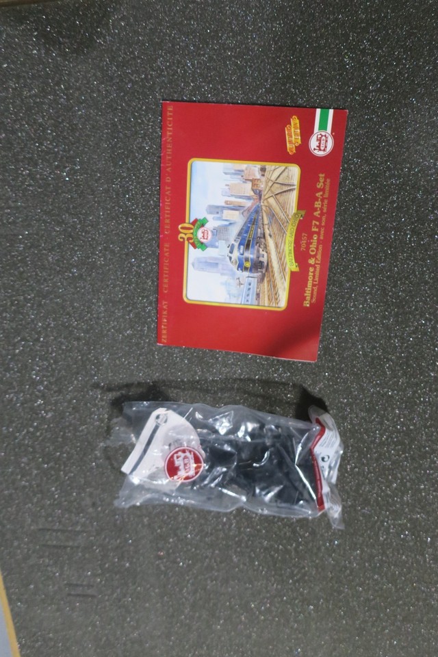 LGB 70457 G-Gauge 30th Anniversary Baltimore & Ohio B&O F7 A-B-A w ...