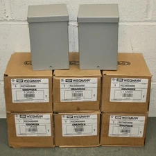 (8) Wiegmann Electrical Enclosure RSC040604, 6" x 4" x 4", NEMA 3R, Steel Box