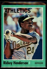 Top 10 Rickey Henderson Baseball Cards 20