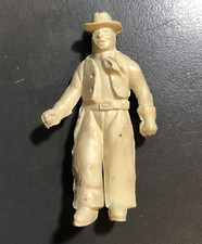 Marx 1950s Roy Rogers 60mm Walking Chubby Cowboy, Beige Vinyl Plastic  