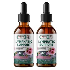 Lymphatic Drops 60mL  Herbal Lymphatic Drainage  Immune Support Detox  Water