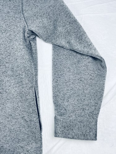 Eddie Bauer Jacket Mens Large Gray Full Snap Fleece Shirt Pocket Outdoor Layer - Picture 17 of 22