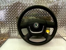 2012 SKODA OCTAVIA MULTIFUNCTION LEATHER STEERING WHEEL 3T0419091