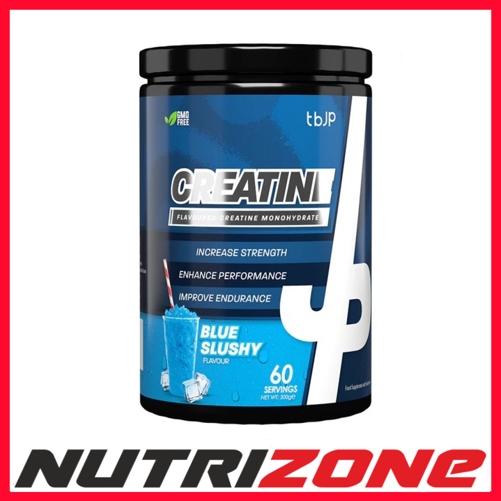 Trained by JP Creatine Monohydrate Strength & Endurance , Blue Slushy 300 grams