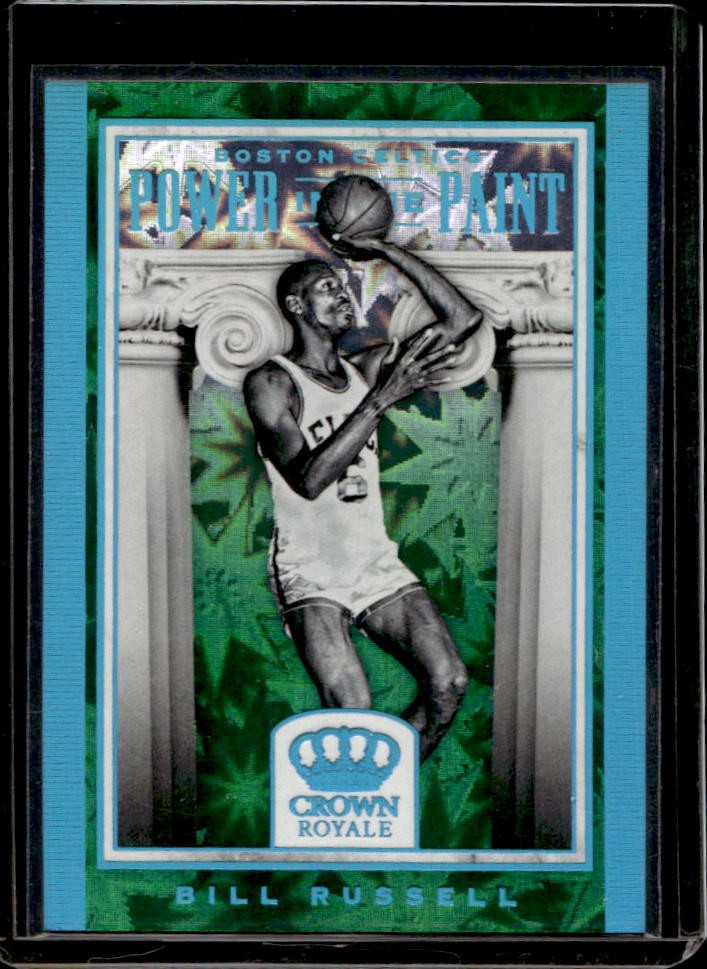 2018-19 Panini Crown Royale Bill Russell Power in the Paint #20 Celtics