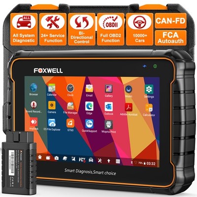 2026 FOXWELL GT60 BT Full System Bidirectional OBD2 Scanner Auto Diagnostic Tool