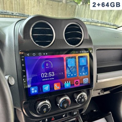 Apple Carplay For Jeep Patriot Compass 2009-2016 Car Stereo Radio CAM Android 15