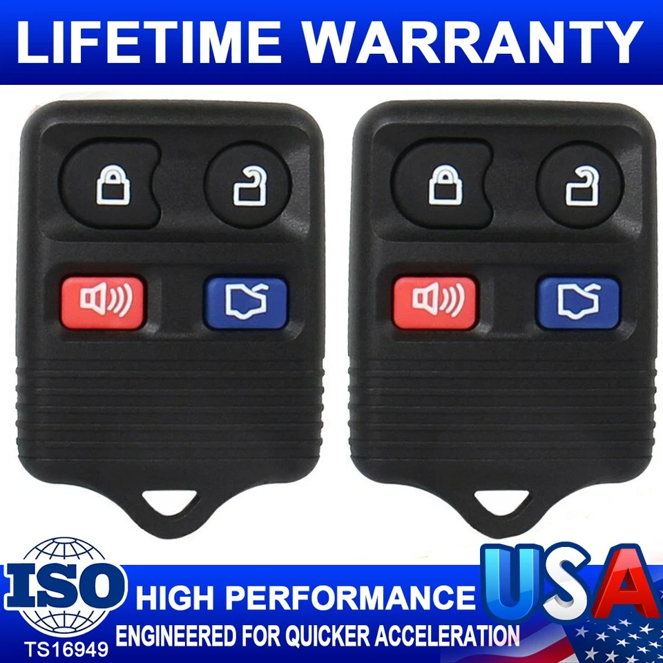 2 Keyless Entry Remote Control Car Key Fob Clicker Transmitter For Ford Explore - Image 2 of 4