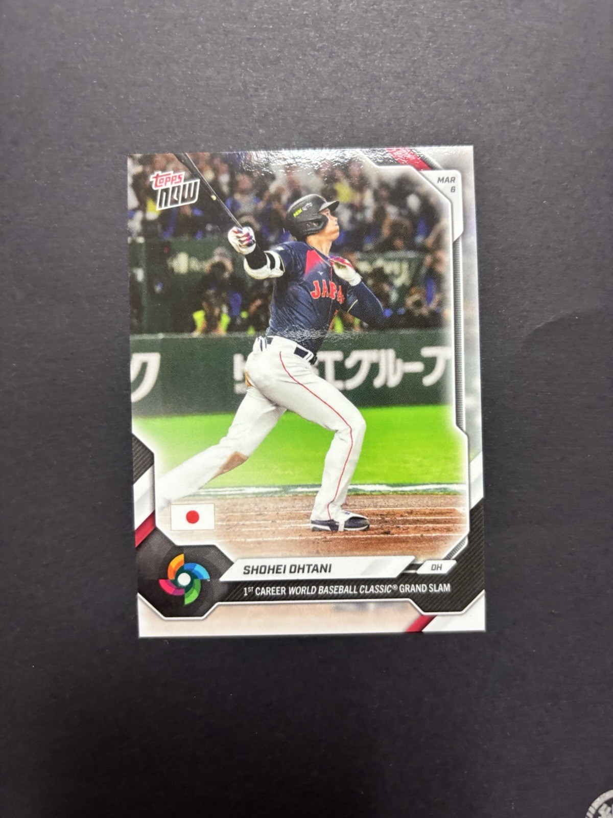 2026 Topps Now World Baseball Classic Grand Slam SHOHEI OHTANI #WB4 Team Japan