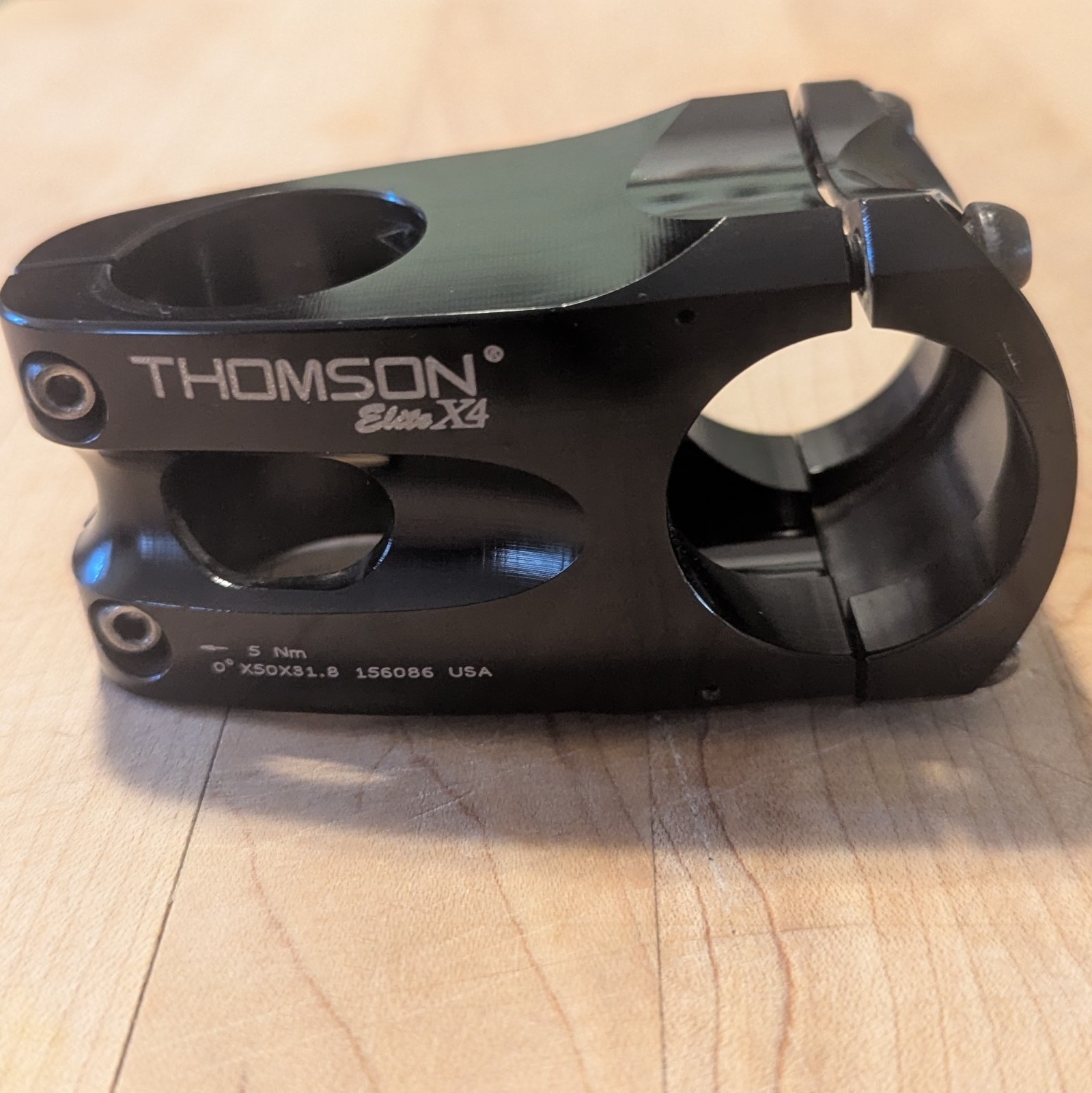 Thomson Elite X4 Mountain Bike Stem 50mm 0deg 31.8 Clamp