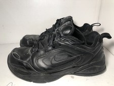 Nike Air Monarch IV 416355-001 Black Casual Shoes Sneakers Men Size 11.5
