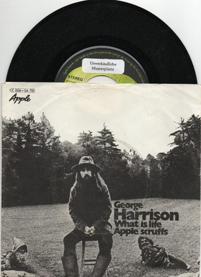 Apple  Sg.   -   GEORGE HARRISON   ( Beatles)   -    WHAT IS LIFE    -  Muster