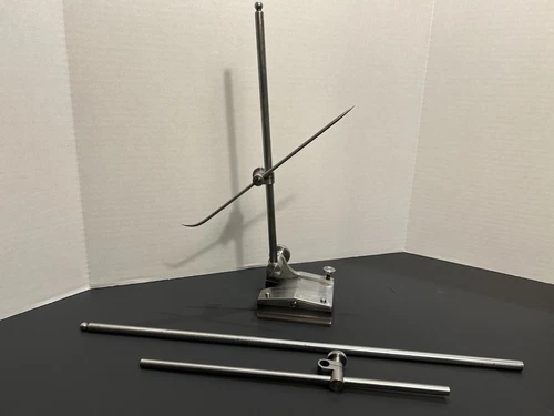 Full Size STARRETT No. 257D Surface Gage With 12” & 18” Spindles And Scribe.