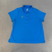 Walmart Employee Uniform Polo Womens Size 2XL Blue Shirt