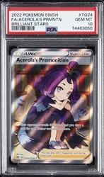 Acerola's Premonition TG24/TG30 Brilliant Stars Trainer Gallery Full Art Holo