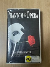 Burt Lancaster Phantom of the Opera VHS PG Rated Vintage Movie Screenplay