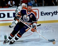 WAYNE GRETZKY Signed Edmonton Oilers 16x20 COA 99/99 WGA