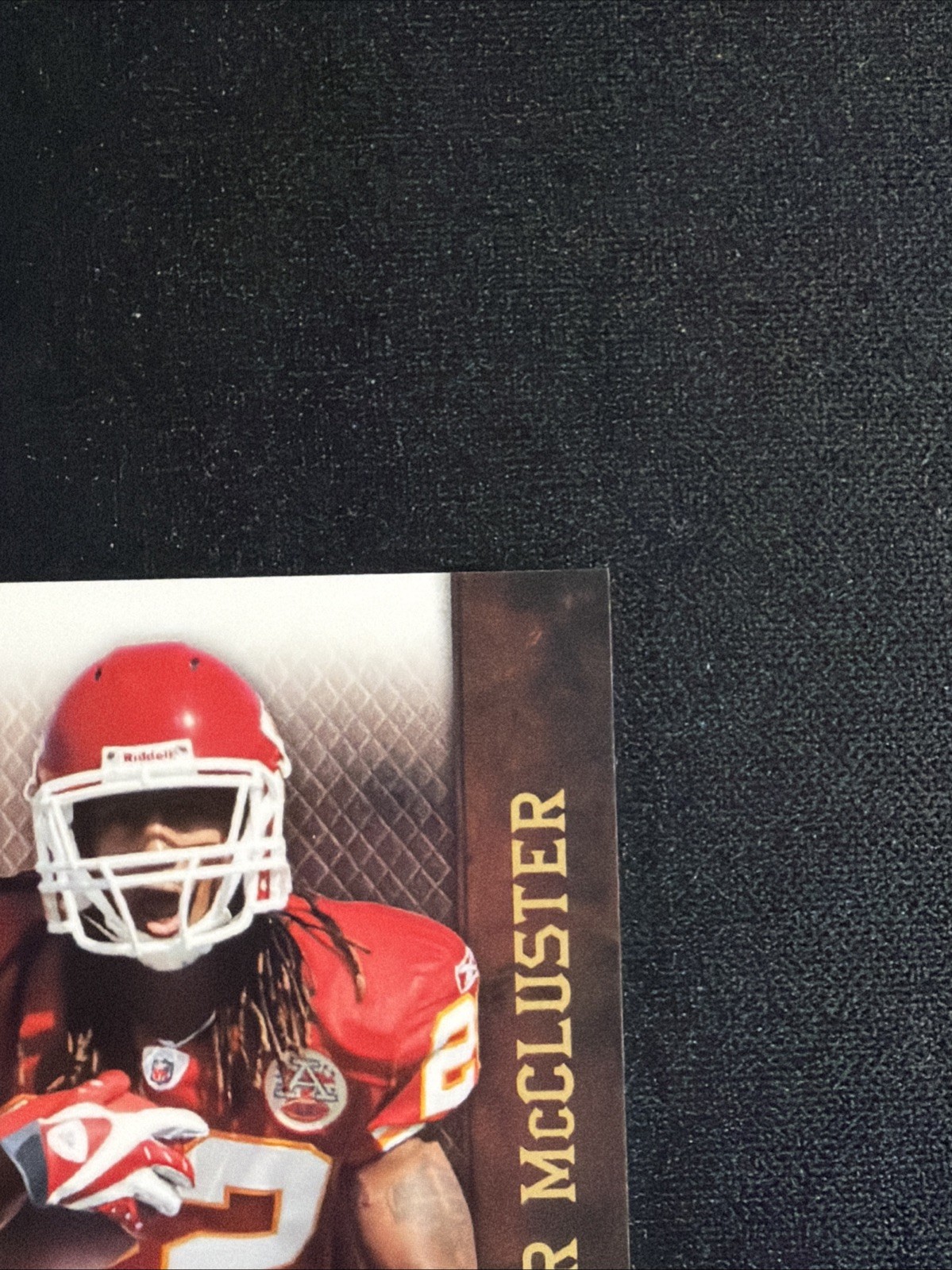 2010 Panini Plates & Patches Dexter McCluster /599 RC Auto Chiefs 3 Color Patch. view 6
