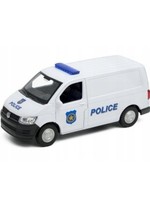 Vw Transporter T6 Van Police Welly MaßStab:1:34 Metall-Kunststoff Modellauto
