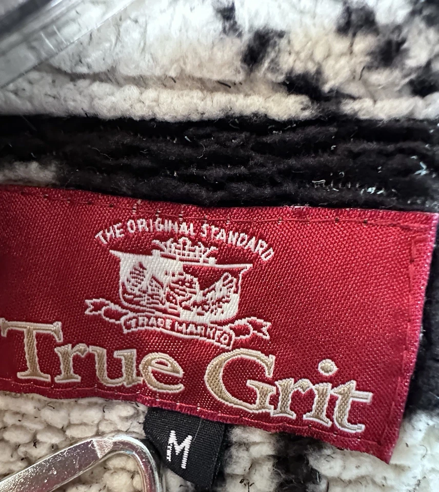 Vintage True Grit Sweater Woman’s Med Frontier Fairisle Alpine Moose USA MADE - Image 3 of 4