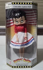 Vintage Betty Boop Precious Kids Collectible Fashion Doll USA Patriotic 1998 NIB