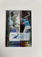2021 Panini Chronicles Baseball Monte Harrison Black Rookie Auto #3