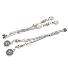 Metal tassel 2 pcs set for make Tasbih, Islamic Prayer Beads, Misbaha 821120