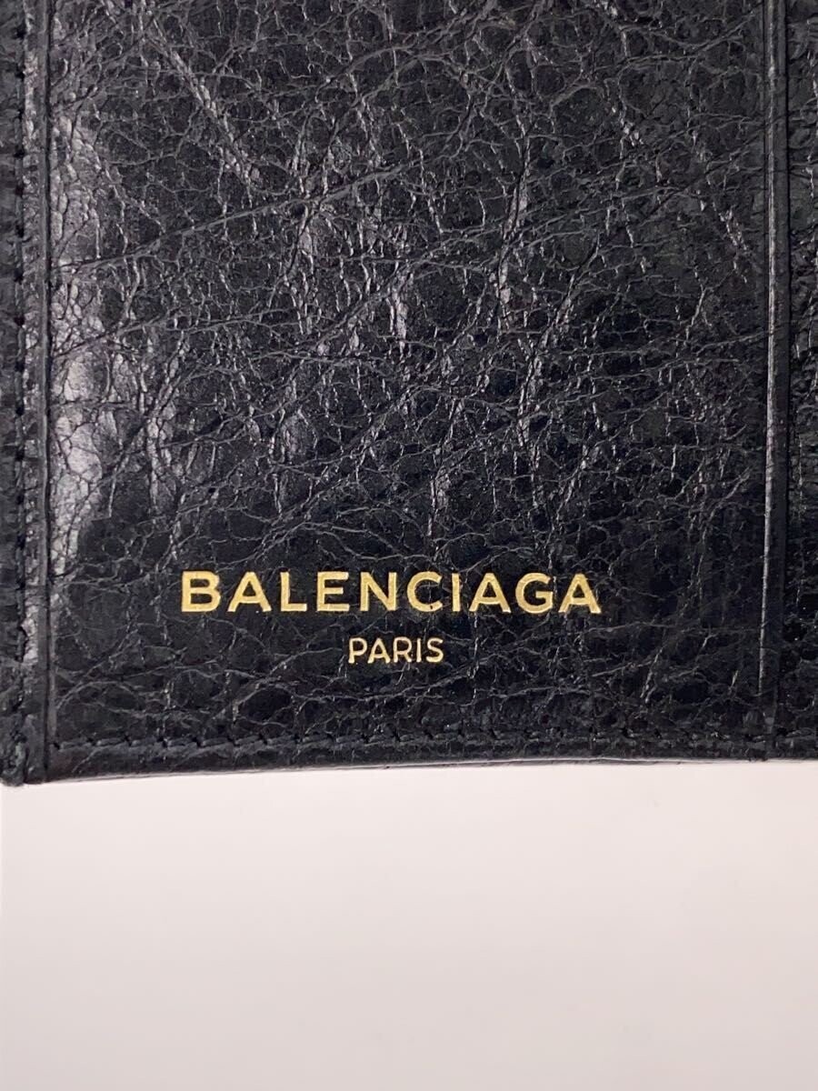 BALENCIAGA Card Case Leather BLK 493874 thumbnail 3