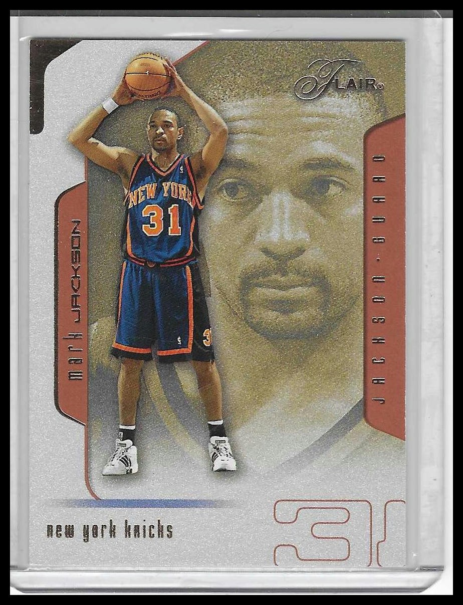 2001-02 Flair #75 Mark Jackson